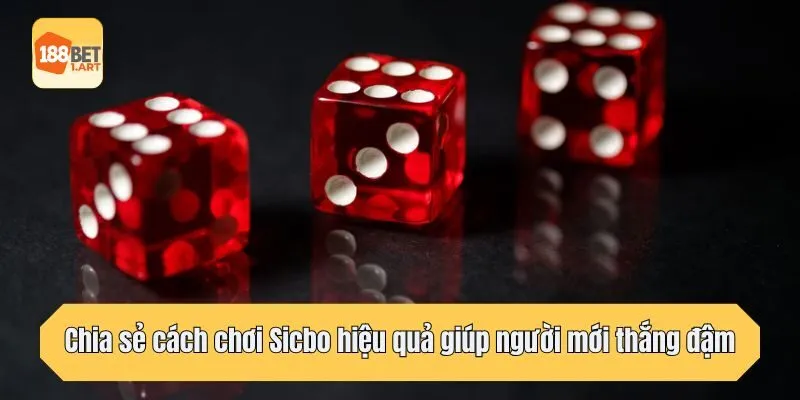 Chia sẻ cách chơi Sicbo hiệu quả giúp người mới thắng đậm